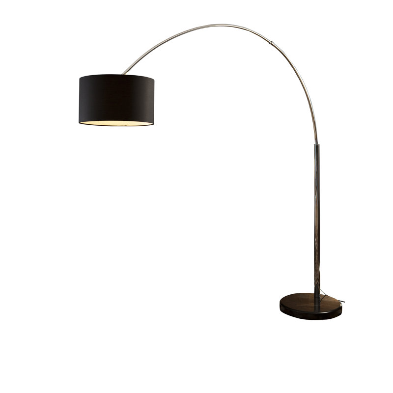 Ali 210cm Arched Floor Lamp, Black