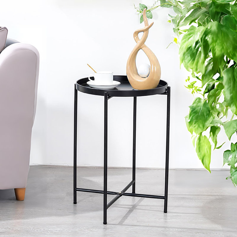 Steel Top End Table