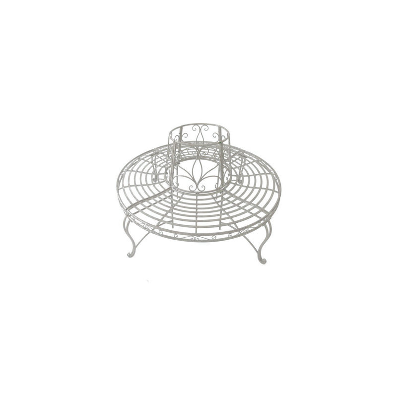 Outdoor Bench, Cream