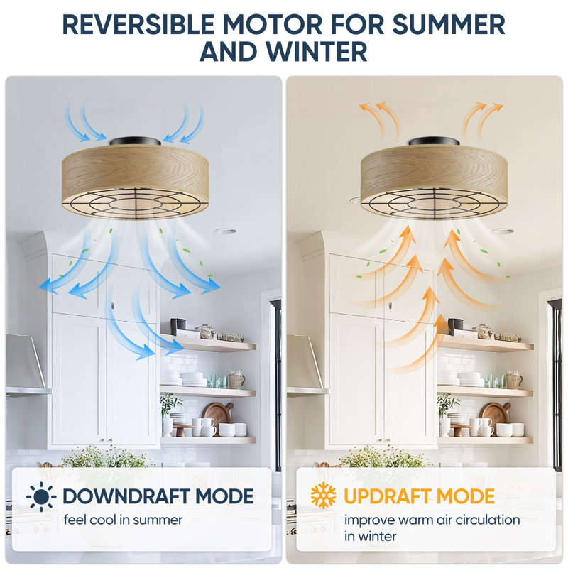 Ceiling Fans With Lights Remote Control, Small Farmhouse Ceiling Fans With Light