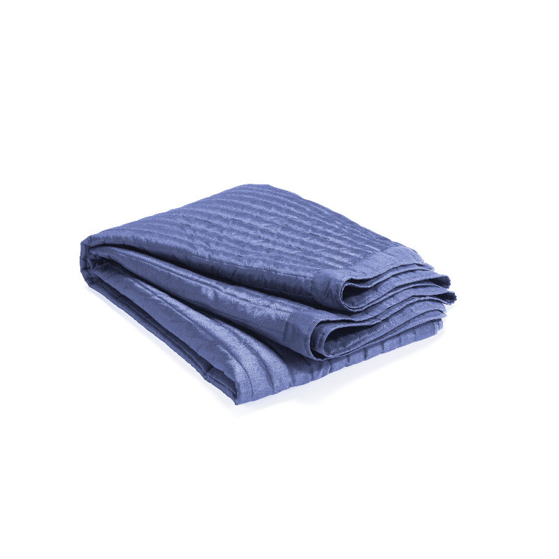 Iconium Polyester Solid Colour Bedspread, 180 x 270 cm Bedspread, Navy