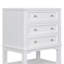 Meuble-lavabo blanc 24 po avec lavabo en céramique, base de rangement en bois massif