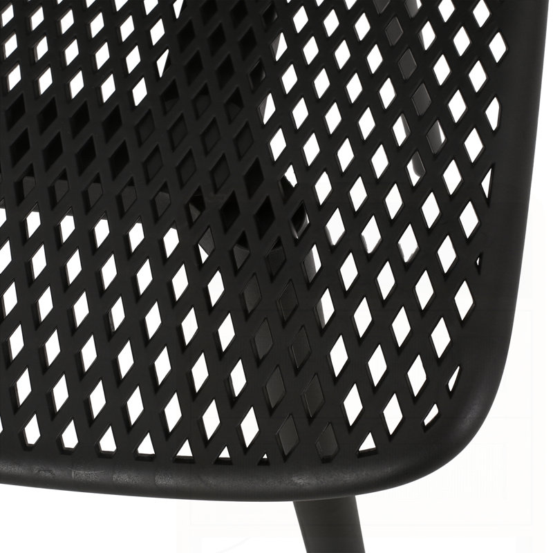 Ensemble de 2 chaises de jardin d'extérieur style campagne moderne