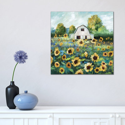 " Sunflower Barn " by Nan