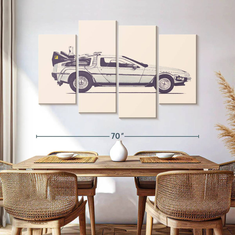 Meor Delorean, H 42 po x l 68 po