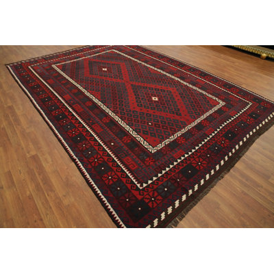 Vegetable Dye Kilim Oriental Area Rug 8x12