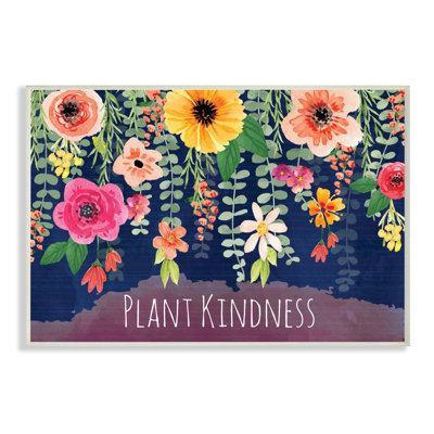 «Plant Kindness Colorful Falling», impression sur toile