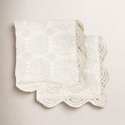 Crochet Cotton Shams