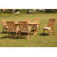 Euclid Outdoor 11 - Piece Teak Dining Set-1051143373