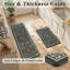 Tapis de cuisine floraux en PVC anti-fatigue (ensemble de 2)-1057309207