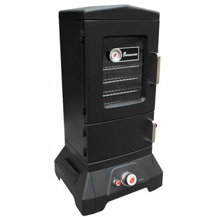 Epic International Offset Propane Portable 411 Square Inches Smoker & Grill