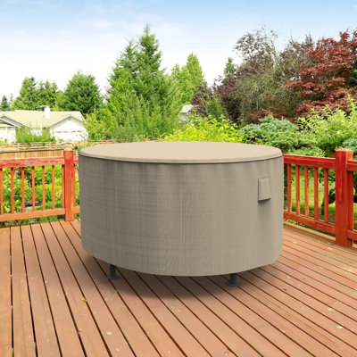 Tanner Outdoor Round Patio Table Cover by Arlmont & Co.