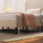 Queen Size Metal Bed Frame  With LED Light & Charging Station & 2-Tier Headboard, No Box Spring Needed-749371878
