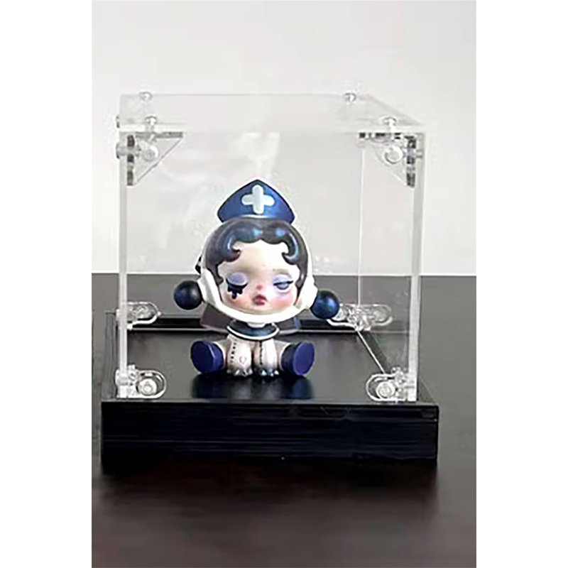 Acrylic Display Box, Black/Clear