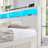Bed Frame with Storage Headboard, LED Lights/Storage Headboard Charging Station, Modern 4-Drawers with Fluted King Size Wood Platform Bed Frame-339848197-339848249