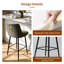 Bar Stools Upholstered Counter Height Bar Stools With Lion Knocker Breakfast Swivel Bar Chairs For Kitchen Island-561477454
