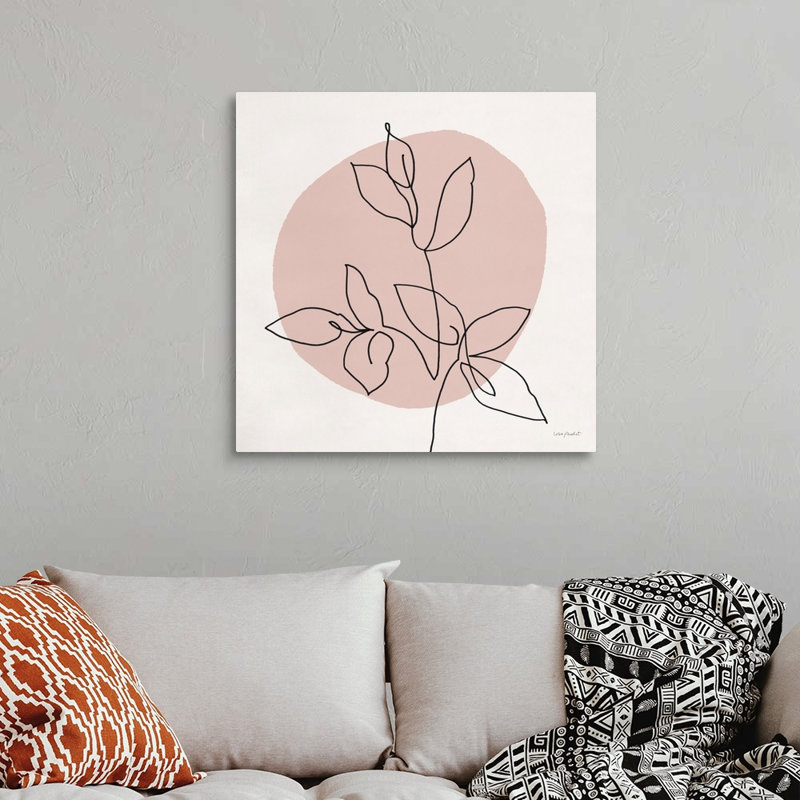 Just Leaves 04, art mural sur toile, Toile tendue, H 30 po x l 30 po