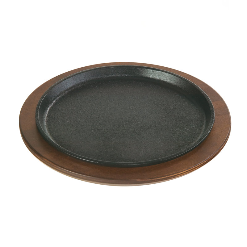 Cast Iron Griddle, 0.62 cm H x 24 cm L x 24 cm W