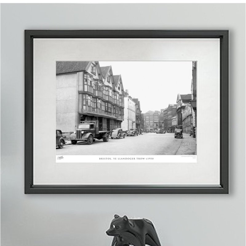 Bristol, Ye Llandoger Trow C1950 - Single Picture Frame Print, 60cm H X 80cm W x 2cm D