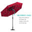 Parasol 9 pi avec lumières DEL-2122560510