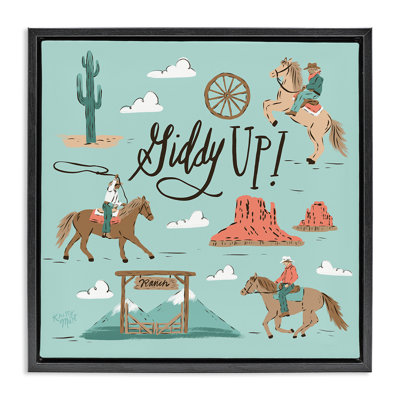 Cadre flottant Giddy Up Cowboys & Ranch, design par Krissy Mast