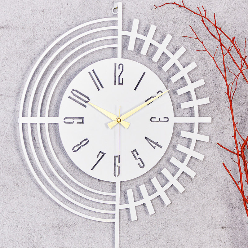 Amarmula Metal Wall Clock, Black