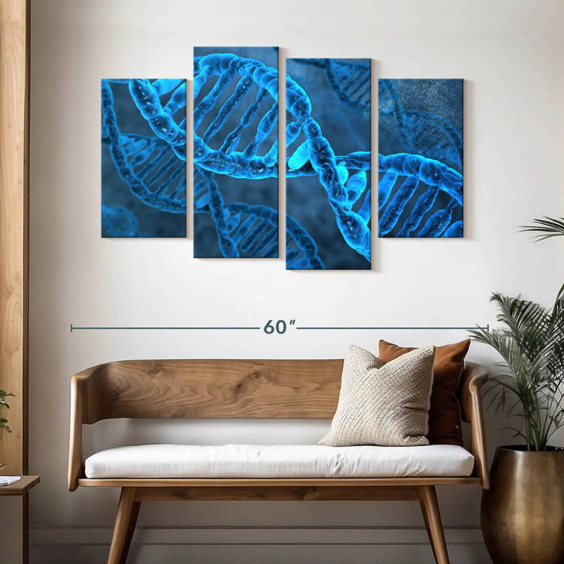 Keiri DNA Molecules, 32" H x 52" W