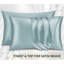 Satin Silk Pillow Cases Pack of 4 Super Soft Smooth Pillow Covers Breathable Hypoallergenic Envelope Closure-648487496