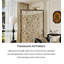 Paravent Mid-Century en bois massif pour salon