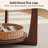 31.5'' Solid Wood Legs Round Coffee Table with 2-Tier Storage-398877890