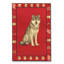 Tapis tissé à motif de tigre rouge Mosso-1815869030