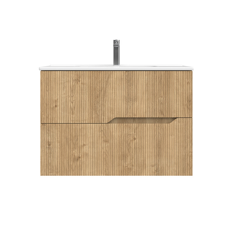 Tulipa Single Vanity, 32", Natural Oak