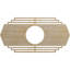 Médaillon de plafond en bois Chrysler-63411831-63411834