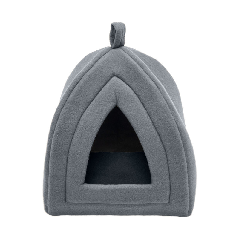 Fleece Nest Pet Bed, Heather Gray