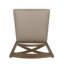 Ensemble de 2 chaises de comptoir rembourrées en bois