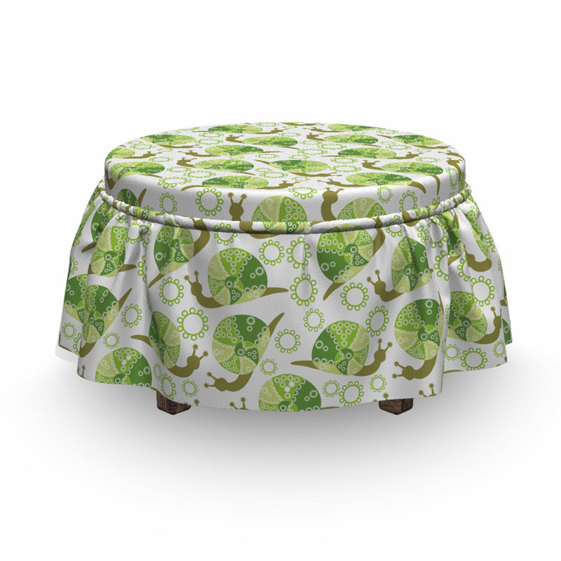 Housse pour repose-pieds pour bébé coquillage