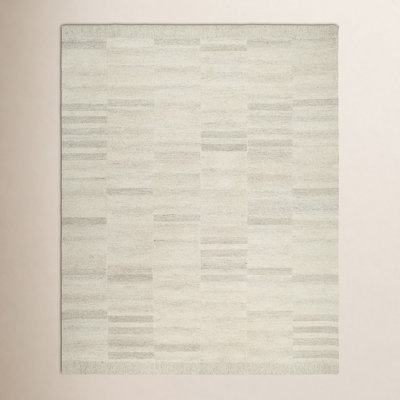 Adarian Handmade Wool Taupe Rug