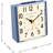 4.7" Large Vintage Retro Analog Alarm Clock Super Silent Non Ticking Clock With Manual Light Snooze Battery Operated Simply Design