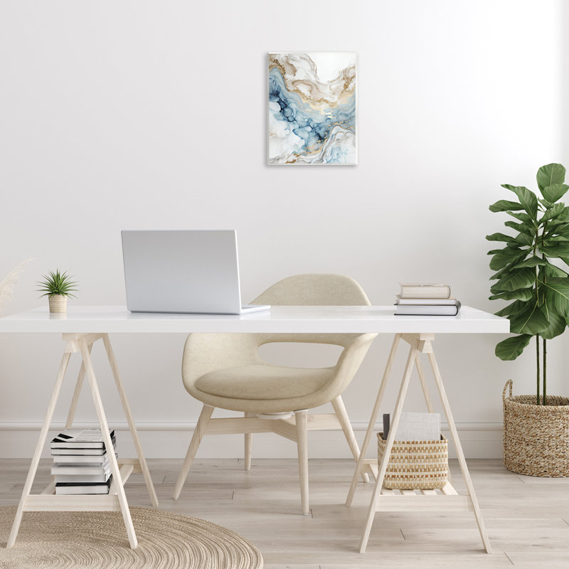 Chic Geode Pattern Wall Plaque Art by Seven Trees Design