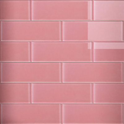 Crystile 4" x 12" Glass Mosaic Subway Tile