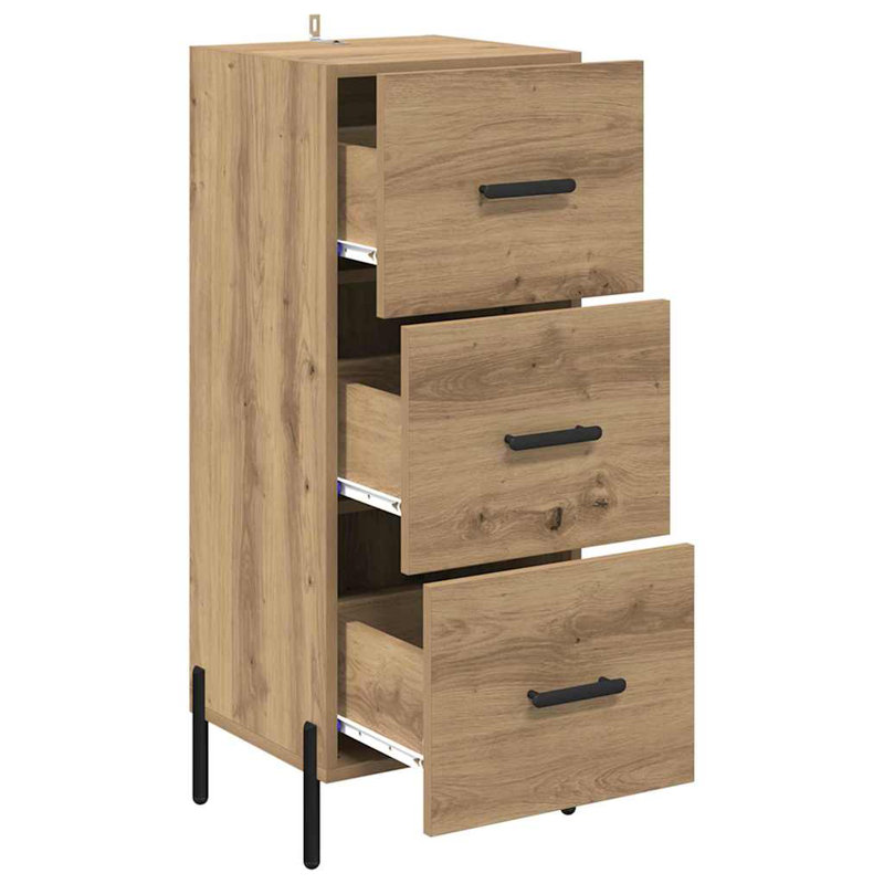 34.5cm Sideboard, Artisan Oak