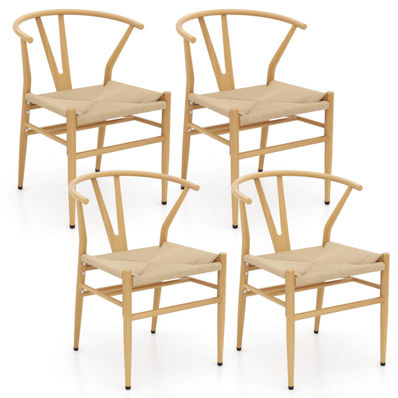 Fauteuils de cuisine Modern, 4, Naturel
