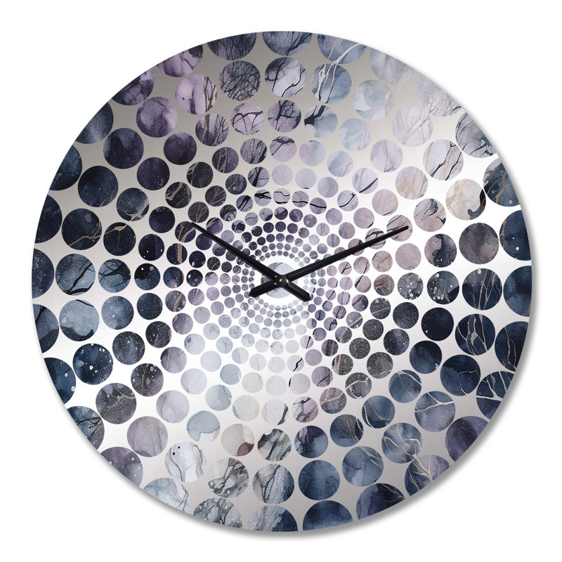 Albree - Horloge murale peinture abstraite, Très grand