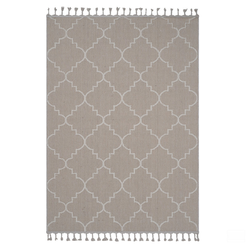 4X6 Trellis Indoor / Outdoor Area Rug, Rectangle 4' x 6'2"