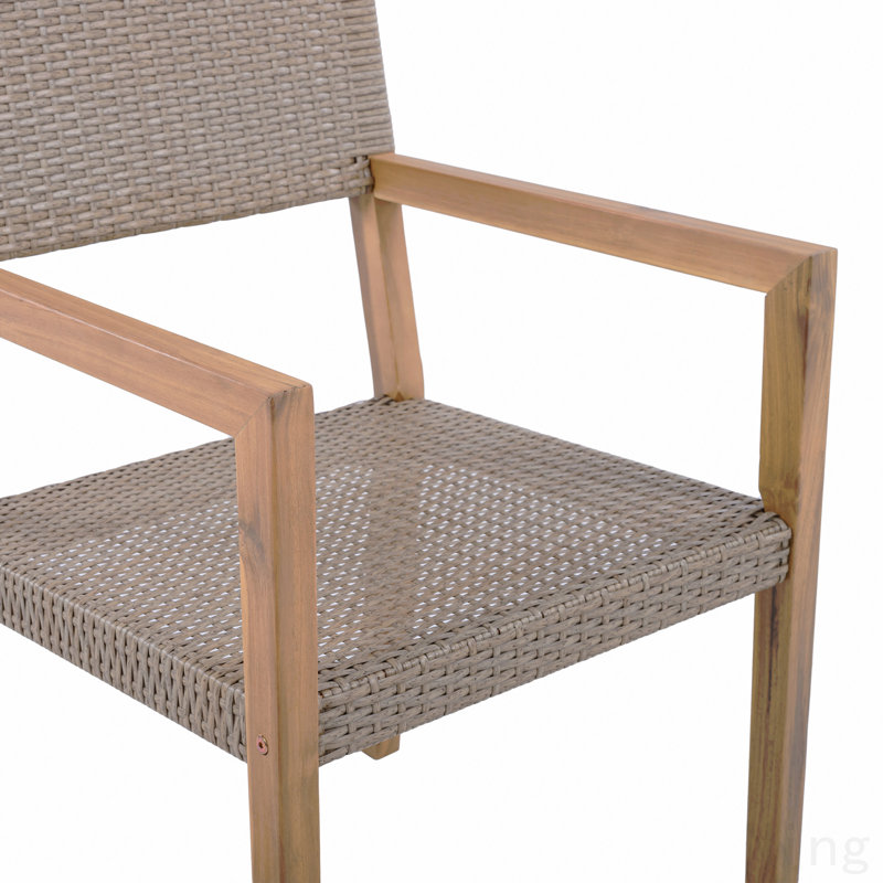Ensemble de 2 chaises de salle à manger d'extérieur
