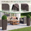 2-Piece Tapered Planter Box Set-476616305-476616318
