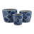 Elegant Ceramic Stoneware Planter Set - Decorative, Durable, and Stylish - Handcrafted Detailing - High-Quality Construction - Ideal for Enhancing Home or Office Decor - Set of 3-1833755331
