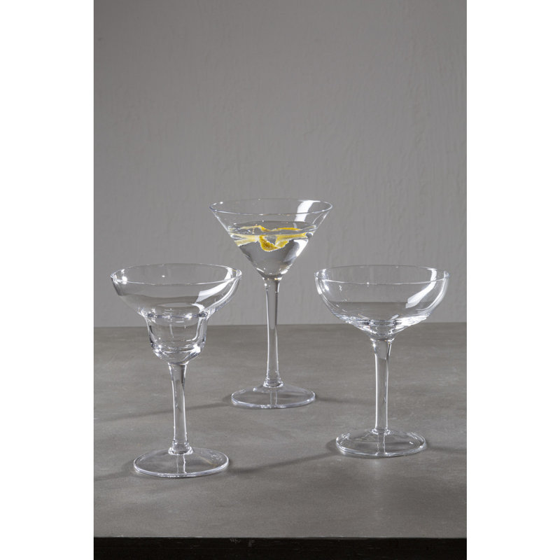 Set Of 2 Clear Gin Glasses 300Ml
