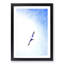 Flying Seagull Abstract - Picture Frame Painting Print-56740135-56740138