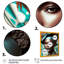 Exquiste, femme africaine, conception X - reproduction sur toile-87370560-87370559